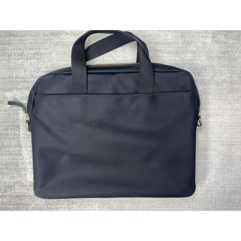 Kate Spade Uni Slim Laptop Commuter Bag Classic Black Nylon Computer Work School